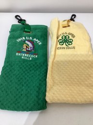 2017 U.S. Open Erin Hills And 2018 U.S. Open Shinnecock Hills Golf Towels