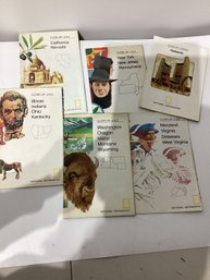 Vintage National Geographic Close-Up USA Map Booklets
