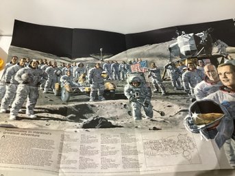 National Geographic Poster 'Teammates In Mankind's Greatest Adventure' & Vintage NASA Publications