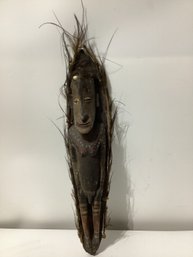 Ancestor Against Shield Carving  Middle Sepik  Papua, New Guinea