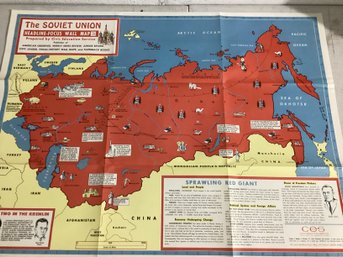 Historic Map : The Soviet Union. Headline-Focus Wall Map 3. Sprawling Red Giant