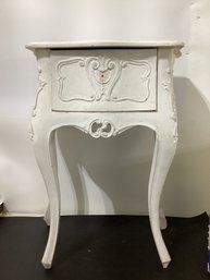 White French Provincial Or Shabby Chic Style Nightstand