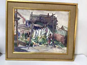 Watercolor Painting By The American Artist Elizabeth R. Withington