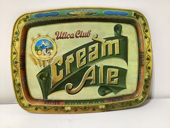 Vintage Utica Club Cream Ale Beer Tray
