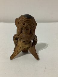 Pre Columbian Clay Artifact Figure 200 BCE - 800 CE