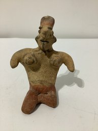 Pre Columbian Clay Artifact Figure 800 CE