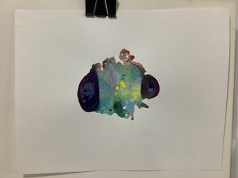 Peter Tripp Acrylic On Paper Signed And Dated 09 On Verso