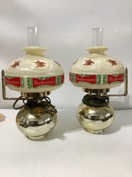 Vintage Budweiser Bar Wall Sconce Lights