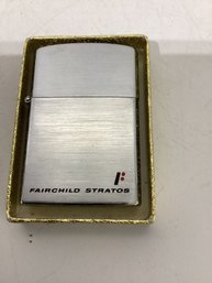 Barlow Slim Dandy Lighter With 'FAIRCHILD STRATOS' Logo