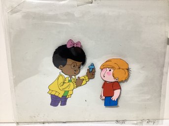 Original Production Cels Of Characters From The Animated Series Billy Jo Jive Which Aired On Sesame Street