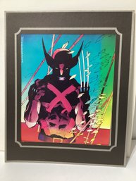 1991 Marvel Entertanment Group Wolverine Matted Print