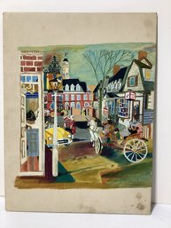 Painting On Board Unsigned