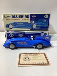 Schylling Collector's Series Tin Toy Reproduction Of Sir Ian's Bluebird Land Speed Record Car