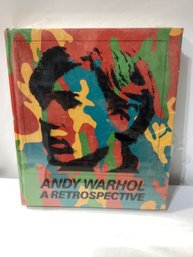 1989 Hardcover Book Titled Andy Warhol: A Retrospective