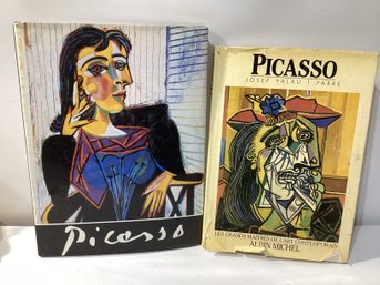 2 Books - Picasso By Josep Palau I Fabre & PABLO PICASSO By Georges Boudaille
