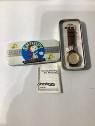 Vintage Armitron Peanuts Snoopy Collectible Watch