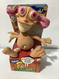 1992 Mattel Talking Ren Hoek Plush Doll
