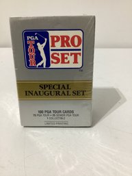 Factory-sealed 1990 Pro Set PGA Tour Golf Special Inaugural Trading Cards