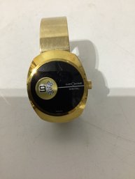 Vintage 1970s Lucerne 'Customtime' Jump Hour Wristwatch