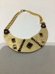 Vintage Gold Tone Statement Necklace