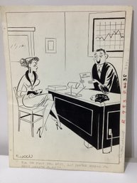 Vintage Cartoon Illustration By The Artist Filchock