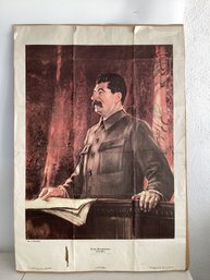 Vintage Print Of Stalin