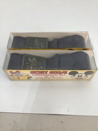 2 Vintage 1978 Mickey Mouse Commemorative Belt