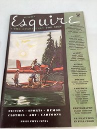 Vintage Copy Of Esquire Magazine 1933