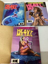 3 Heavy Metal 1985 Issues