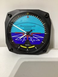 Trintec Artificial Horizon Instrument Style Wall Clock