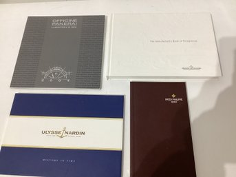Collectible Luxury Watch Brand Booklets & Manuals From Panerai, Jaeger-LeCoultre, Patek Philippe, Ulysse