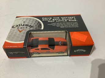 Hot Wheels 2005 Ford Mustang GT Promotional Replica Packaged With Callaway HX Hot Golf Balls