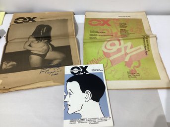 Unmuzzled OX,  Avant-garde Literary And Art Magazine Published By Michael Andre, Starting In 1971