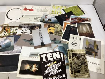 Vintage Art Gallery Postcards, Announcements, And Ephemera
