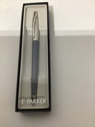 Parker Jotter Ballpoint Pen In Royal Blue With Chrome Trim