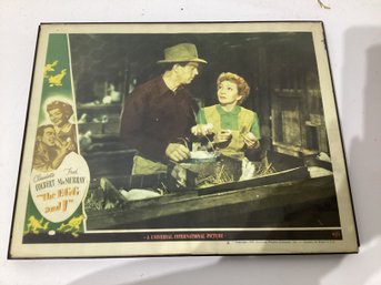 Vintage Lobby Card For The 1947 Universal-International Film The Egg And I