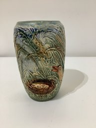 Vintage Weller Pottery Vase In The 'Glendale' Pattern 1920's