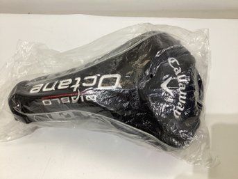Callaway Golf Diablo Octane Floral Driver Head Cover Silver Black