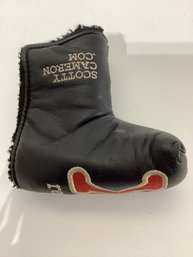 Scotty Cameron Red X Putter Headcover  Black- Titleist