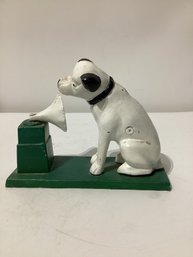 Vintage Cast Iron RCA Victor Mascot Nipper Bank