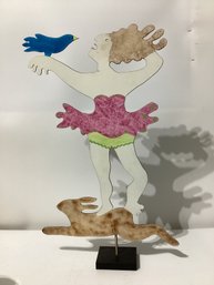 Judie Bomberger  Metal Sculpture Babette Dated '94