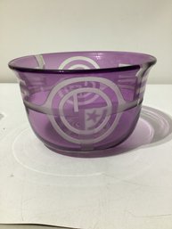 James  Parsons Studio Art Glass Bowl