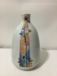 Japanese Porcelain Vase  In The Style Of Kutani Ware
