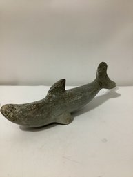 Edmore Chjumani Butter Jade Shark Sculpture Carving (zimbabwe)