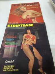 Vintage Topper 1968 And Striptease Magazines