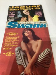 Vintage Swank 1968 & Jaguar 1969 Magazines