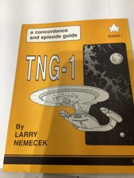 First Season Guide To Star Trek Next Genration TNG-1: A Concordance And Episode Guide