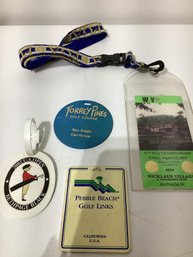 Collection Of Vintage Golf Memorabilia