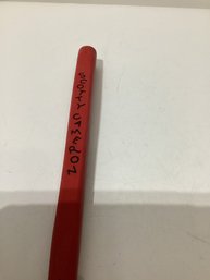 Scotty Cameron Red Rubber Putter Grip, Likely A Pistolini Or Pistolero Model