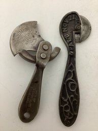 Triumph Fruit Jar Wrench & P.C.N. Pederson  Nickel-Plated Wallpaper Cutting Tool